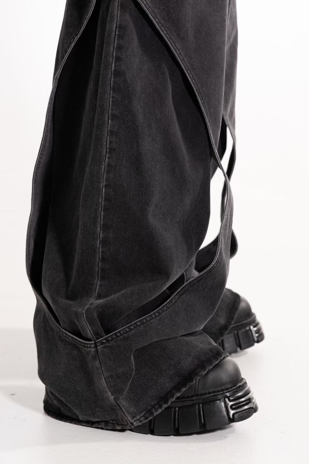 Double layered Denim (Charcoal)